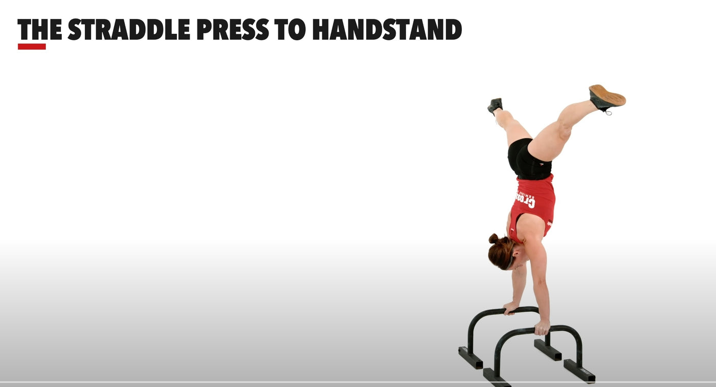 Straddle Press to Handstand